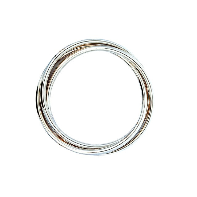 Triple Plain Tube Bangle