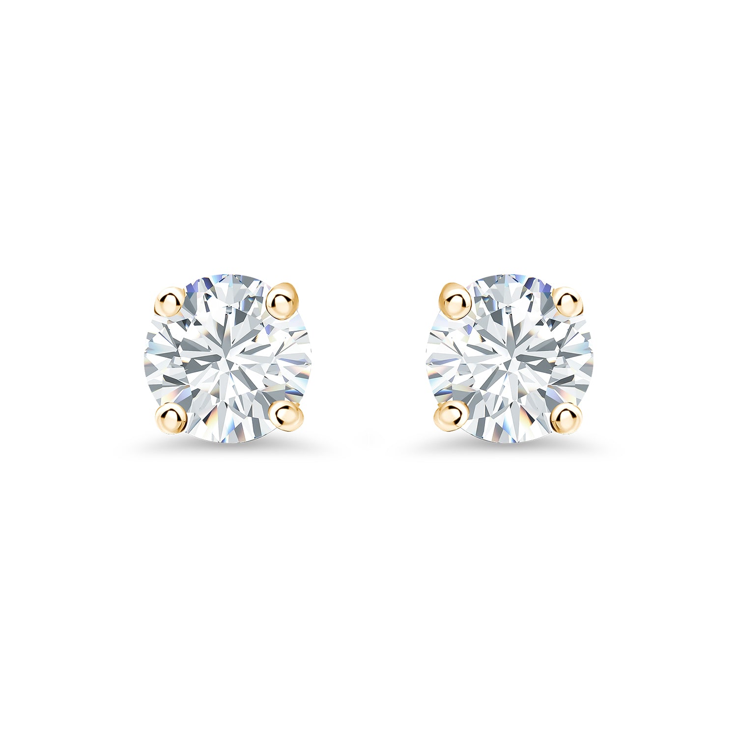 GIA Diamond Stud Earrings