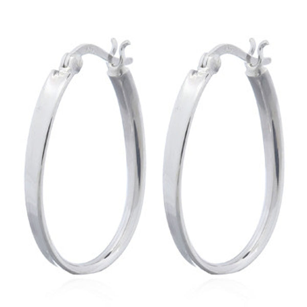 Hoop Oval Earrings