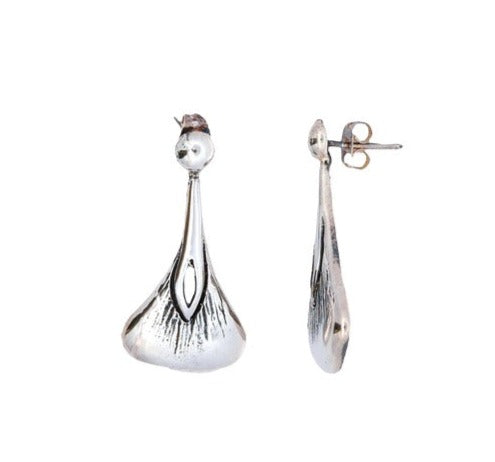 Mexican Teardrop Oxidised Earrings