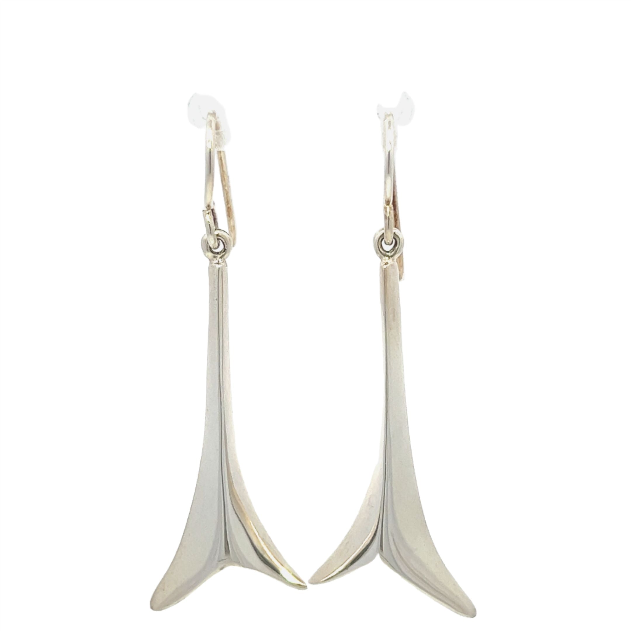 Fish Tail Drop Earrings