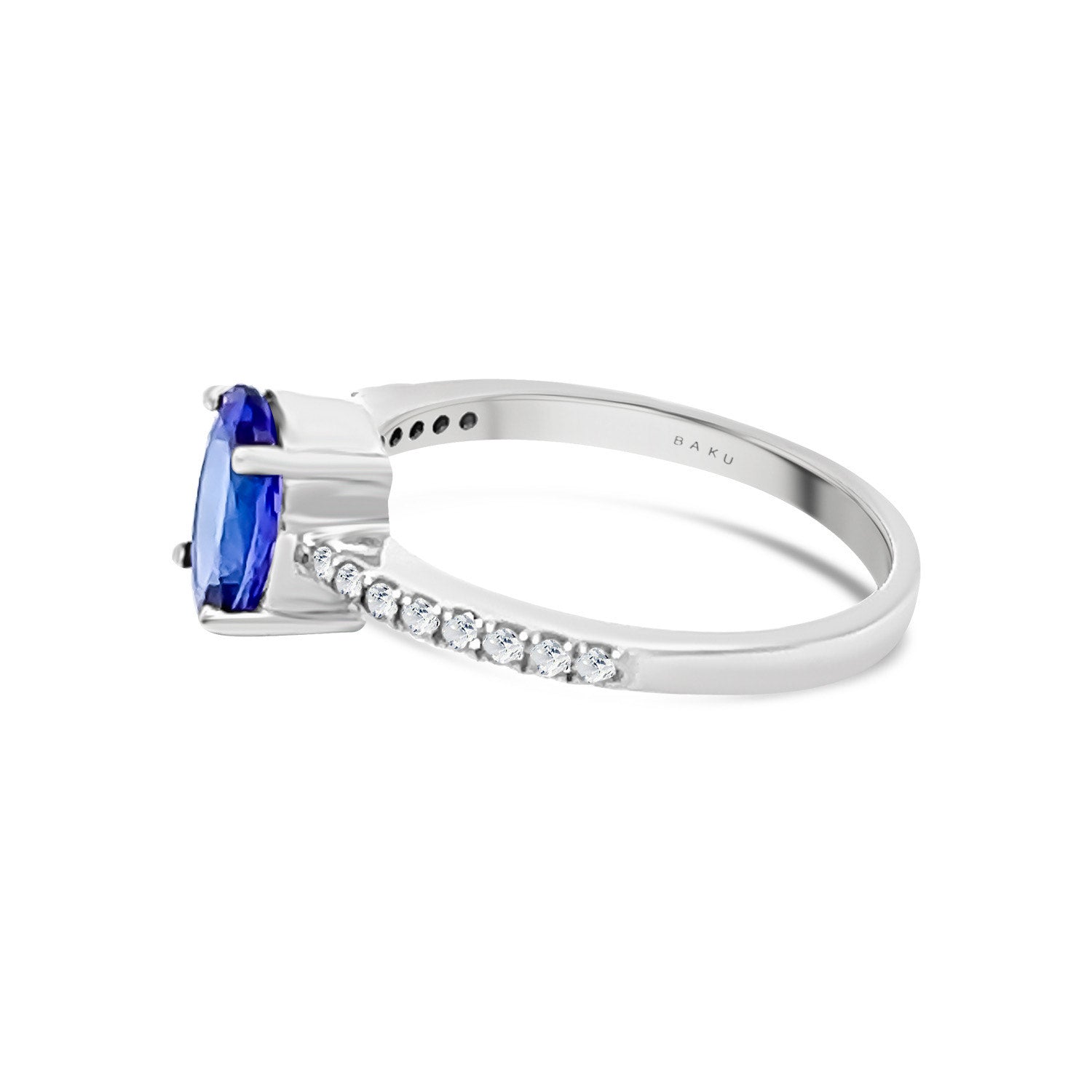 Tanzanite Diamond Ring