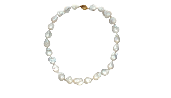 Natural Baroque Pearl Necklace