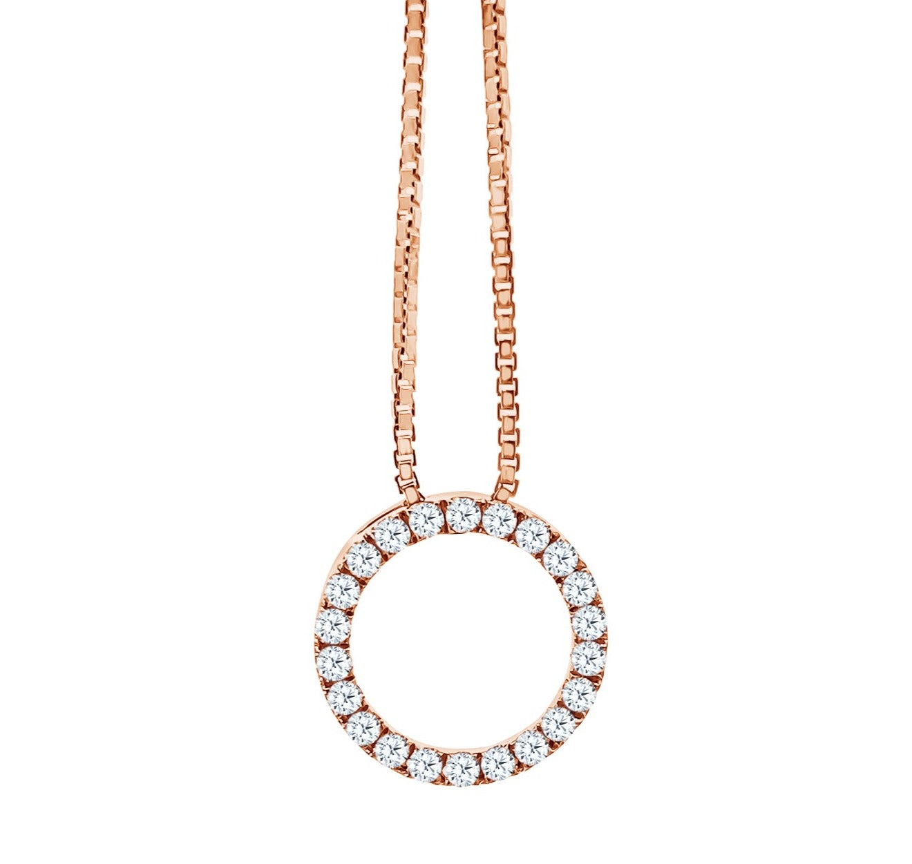 Diamond Circle Pendant