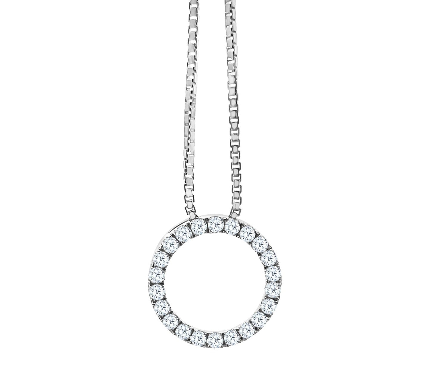 Diamond Circle Pendant