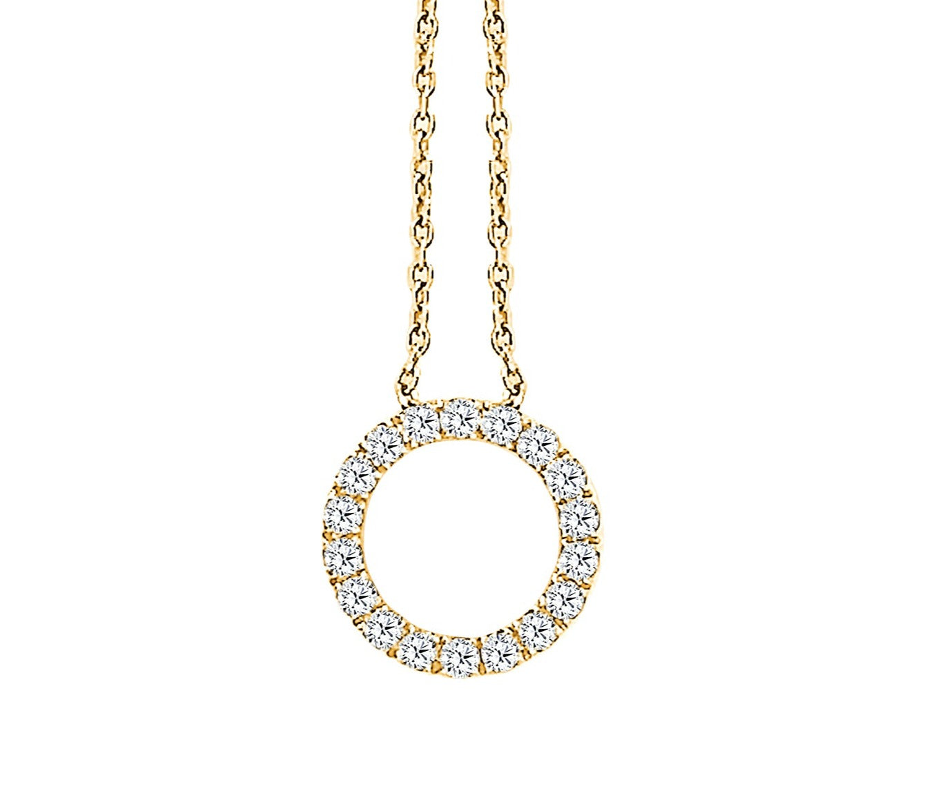 Diamond Circle Pendant