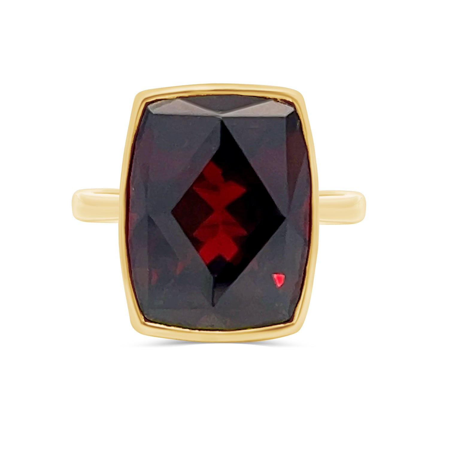 Garnet Rectangle Ring