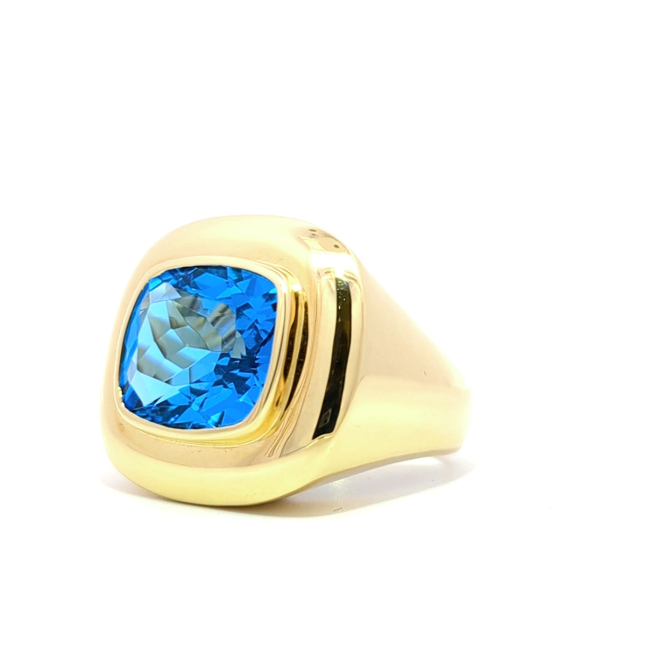 Swiss Blue Topaz Ring