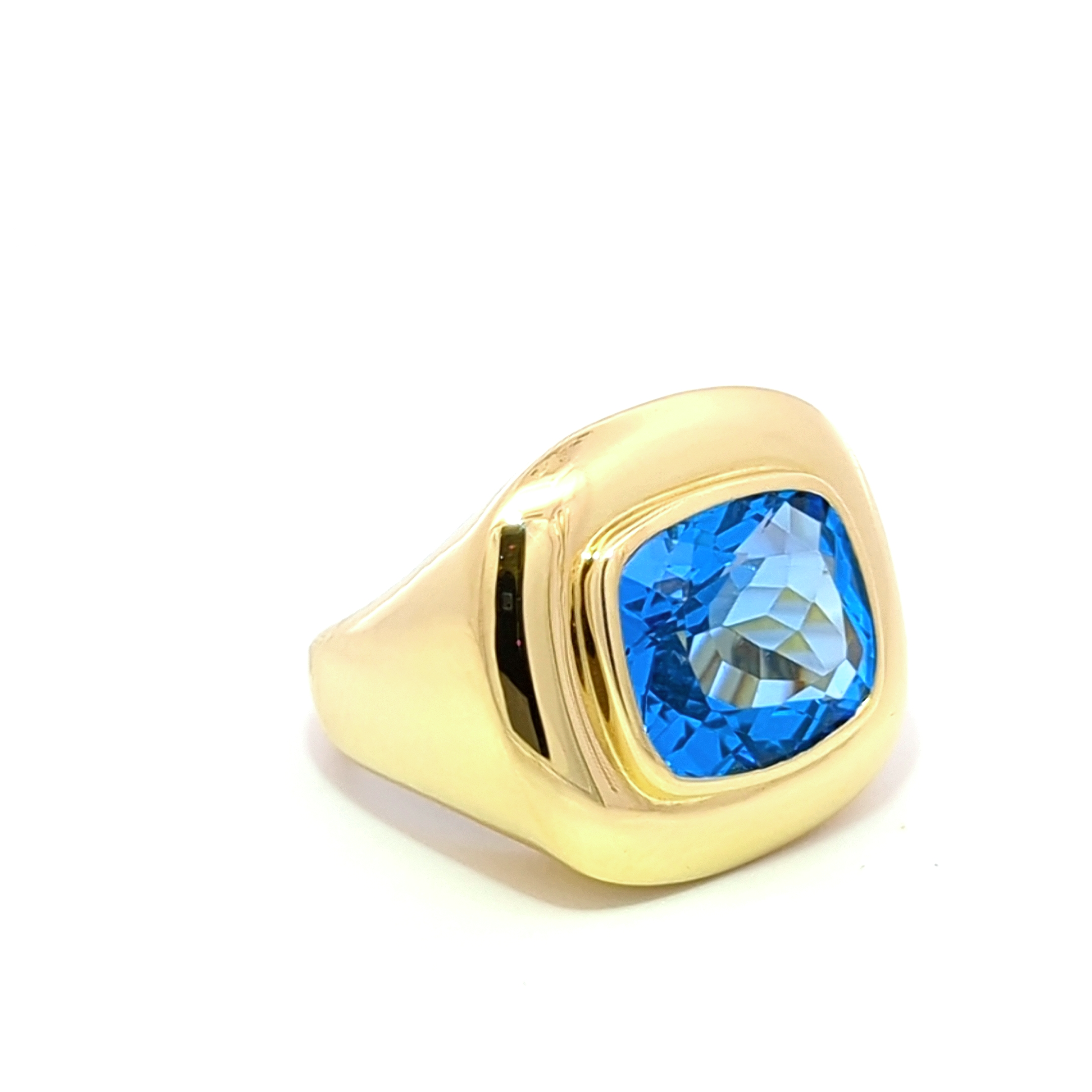 Swiss Blue Topaz Ring