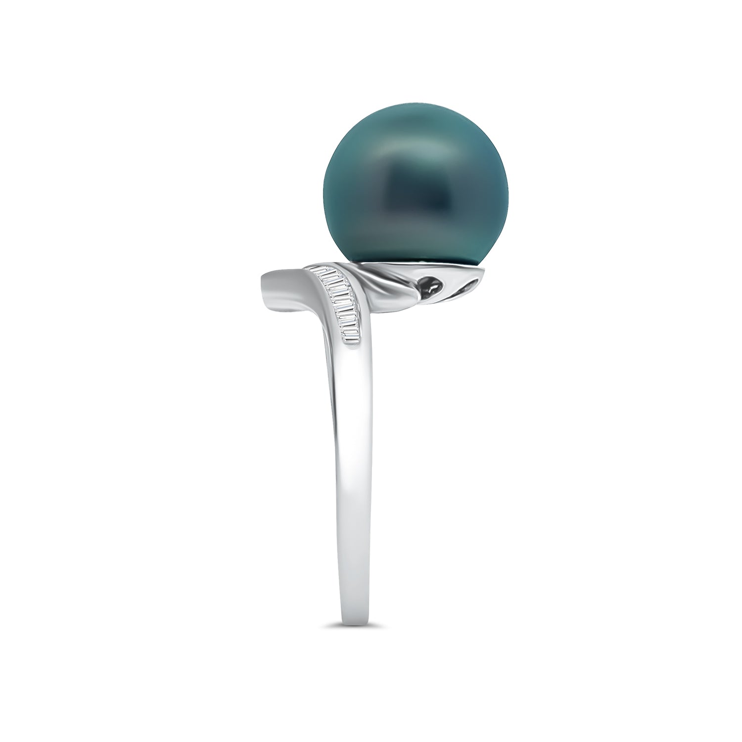 South Sea Pearl Diamond Ring