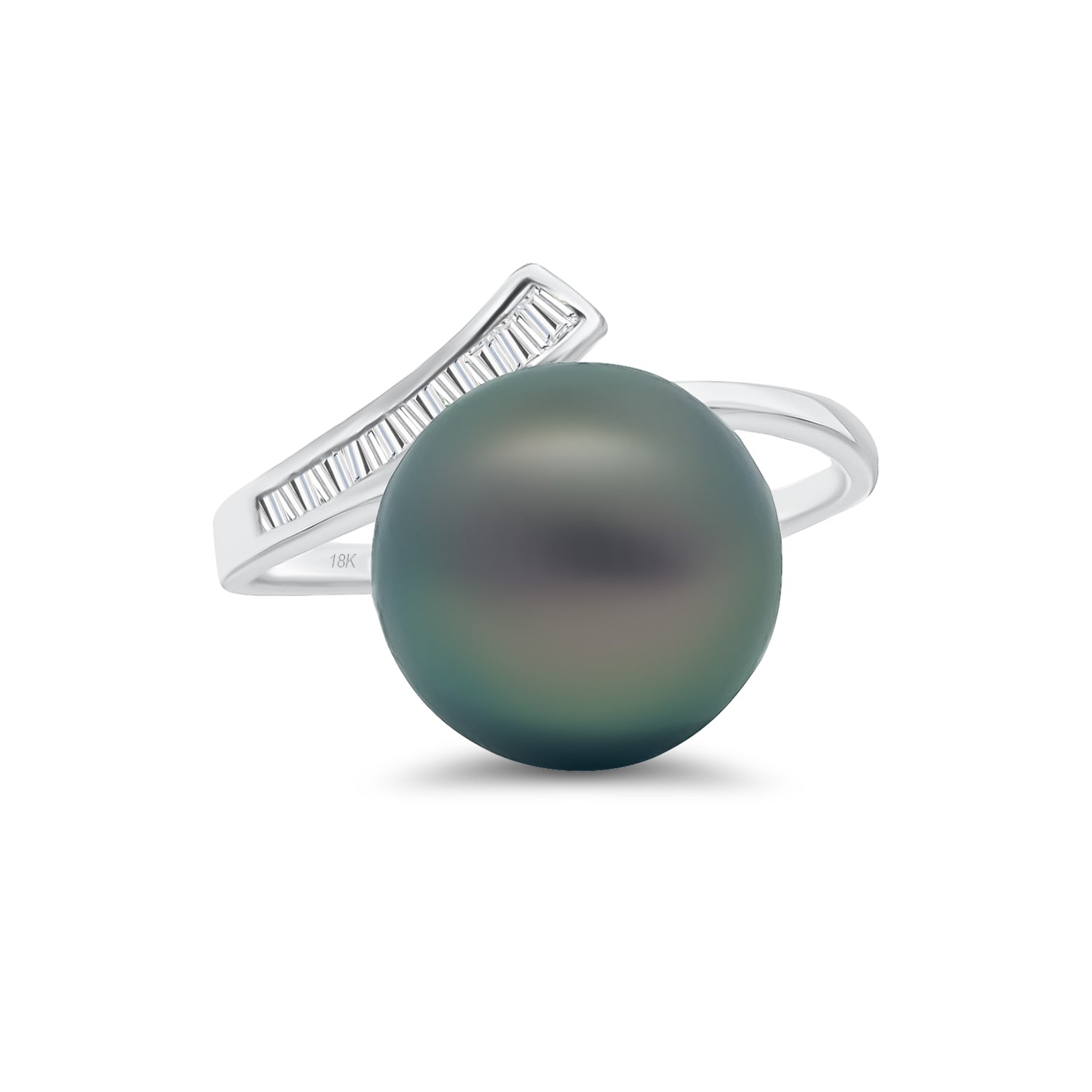 South Sea Pearl Diamond Ring