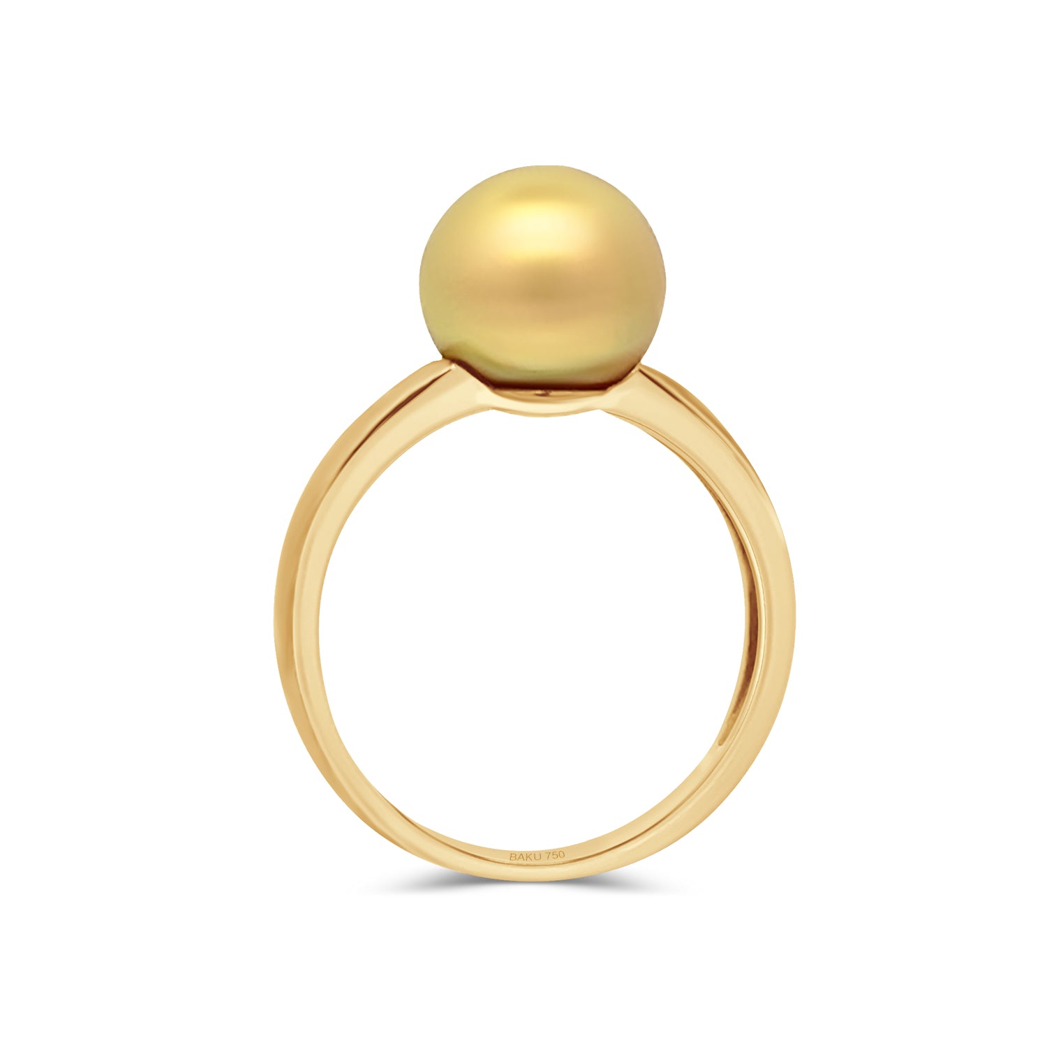 Golden South Sea Pearl Ring