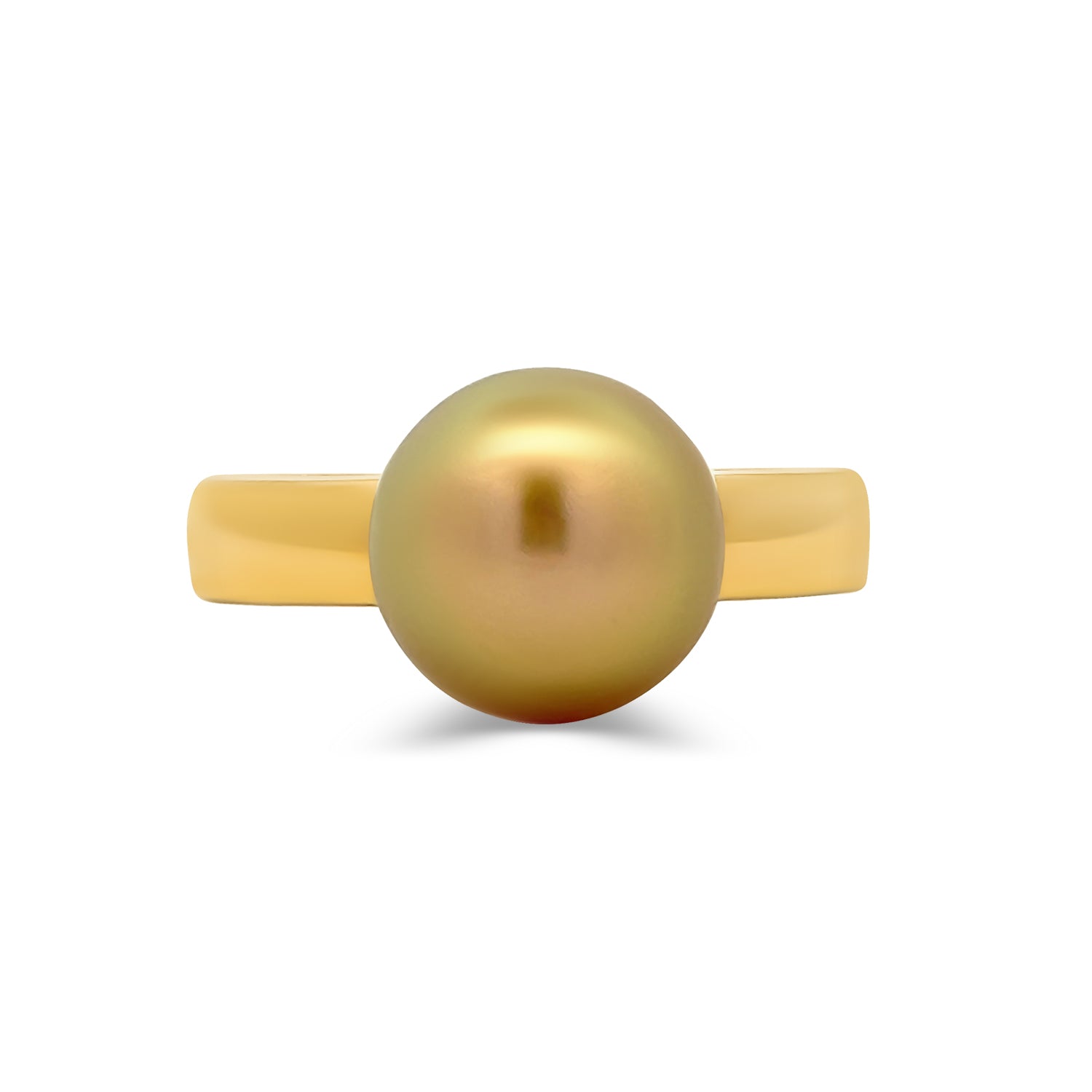 Golden South Sea Pearl Ring