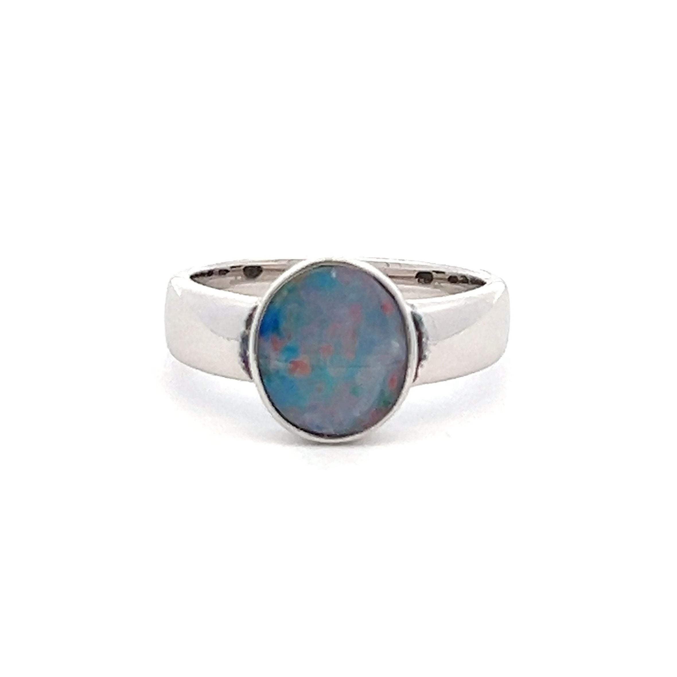 Doublet Opal Ring