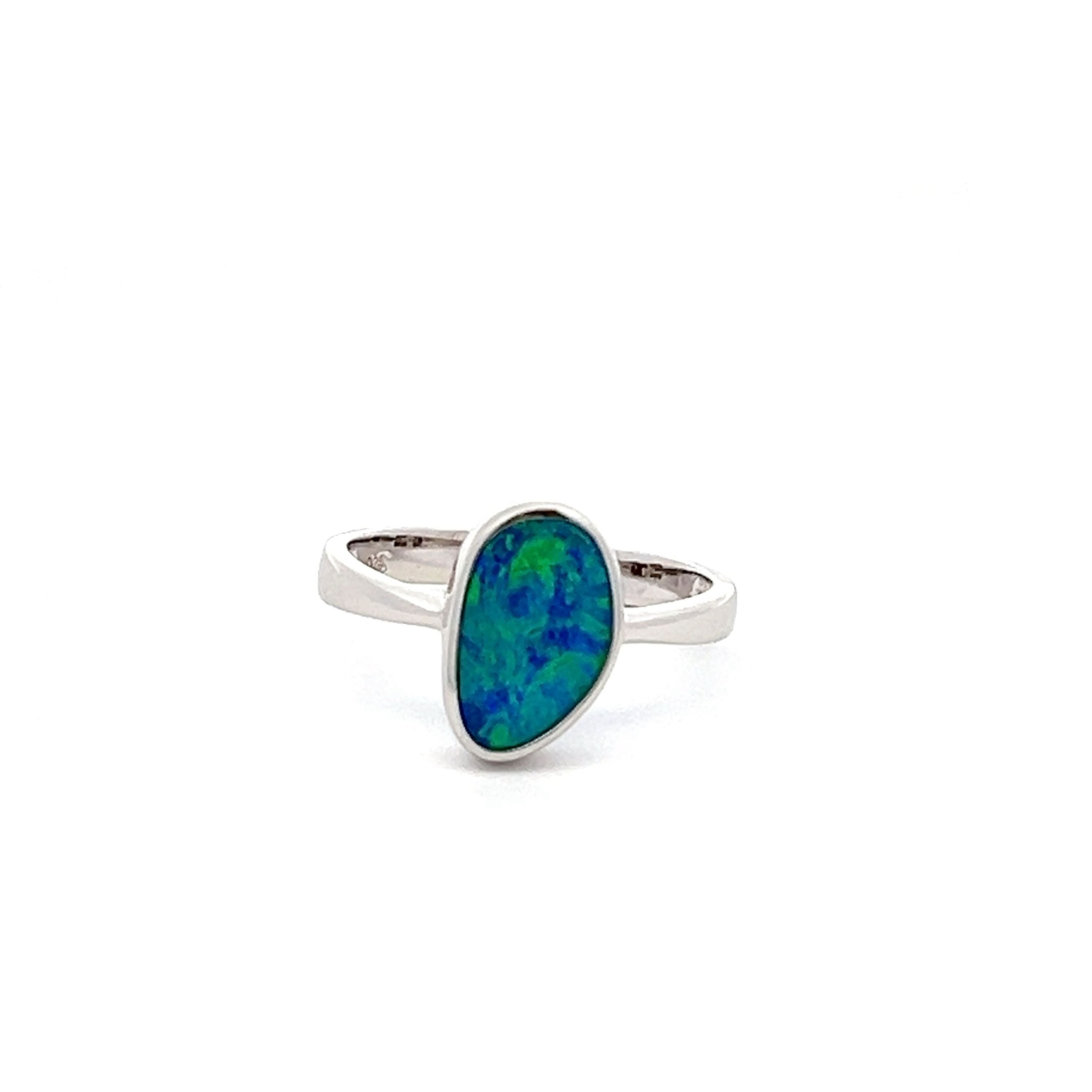 Doublet Opal Ring