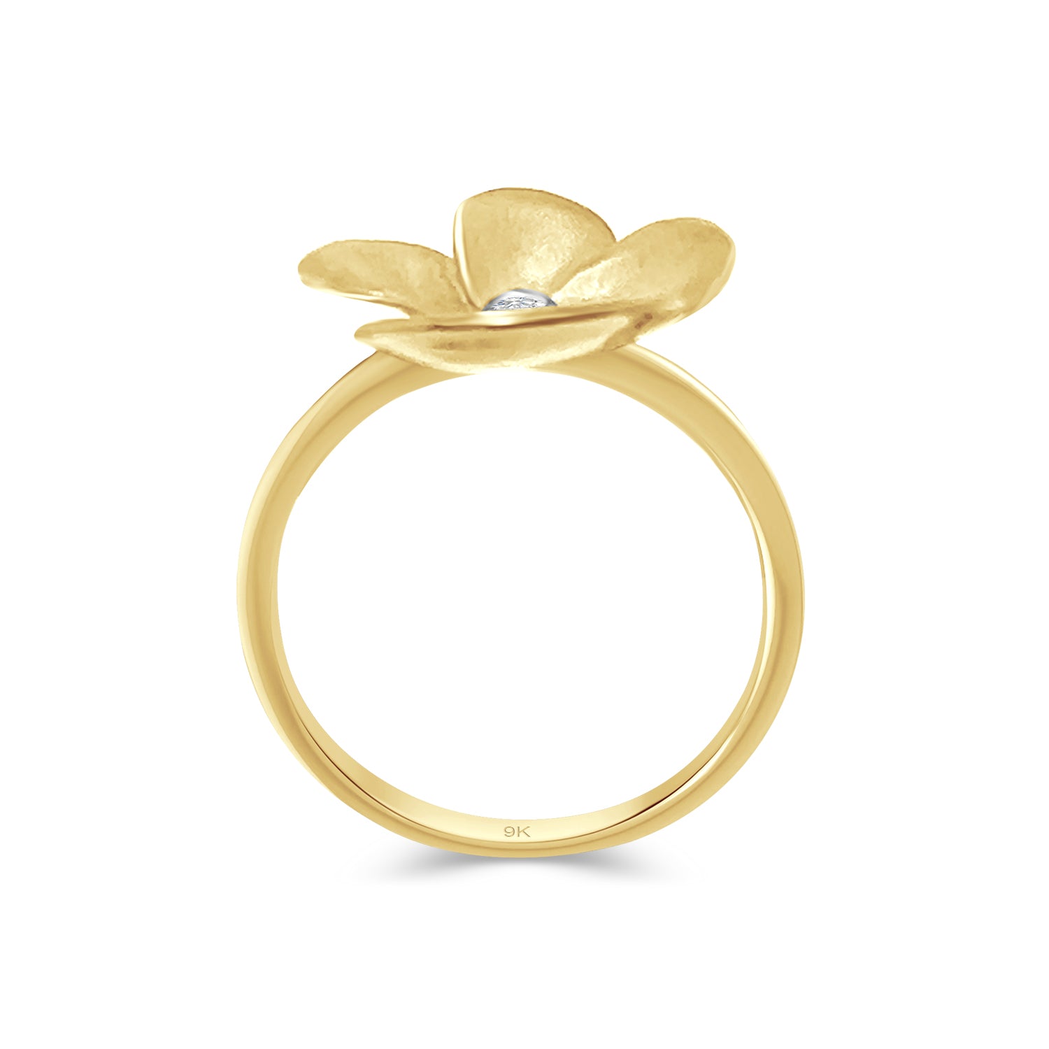 Diamond Flower Ring
