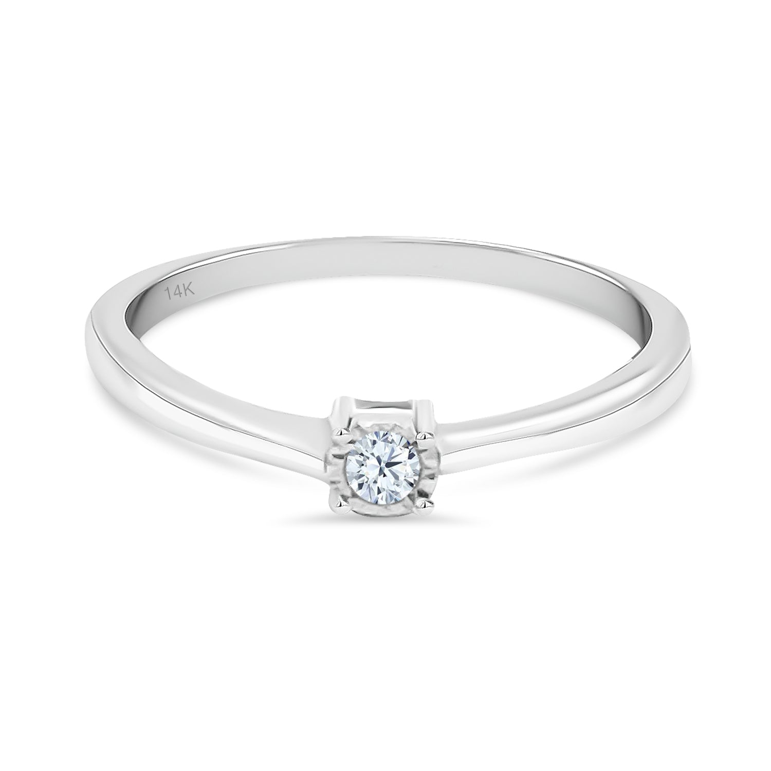 Round Diamond Solitaire Ring