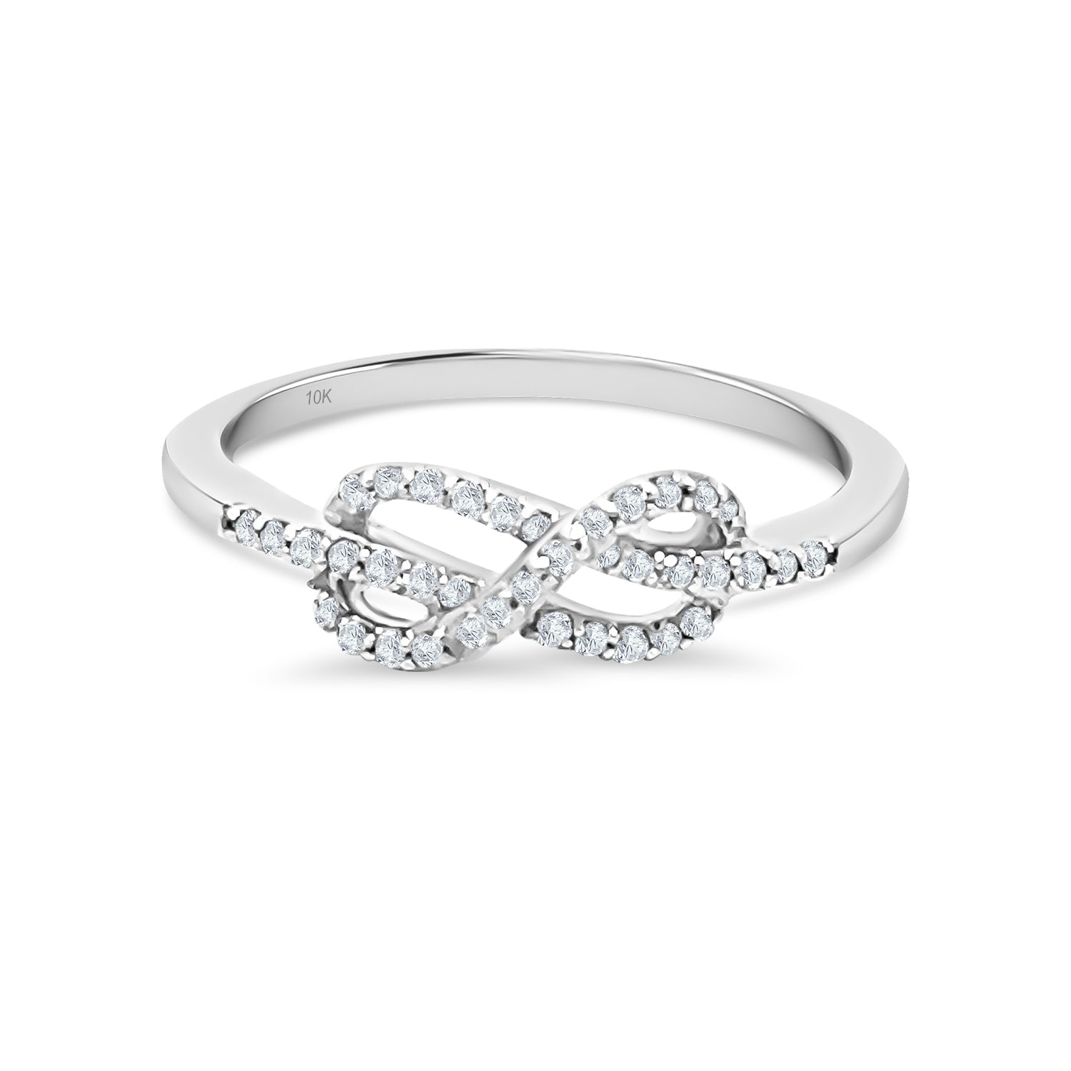 Diamond Infinity Ring