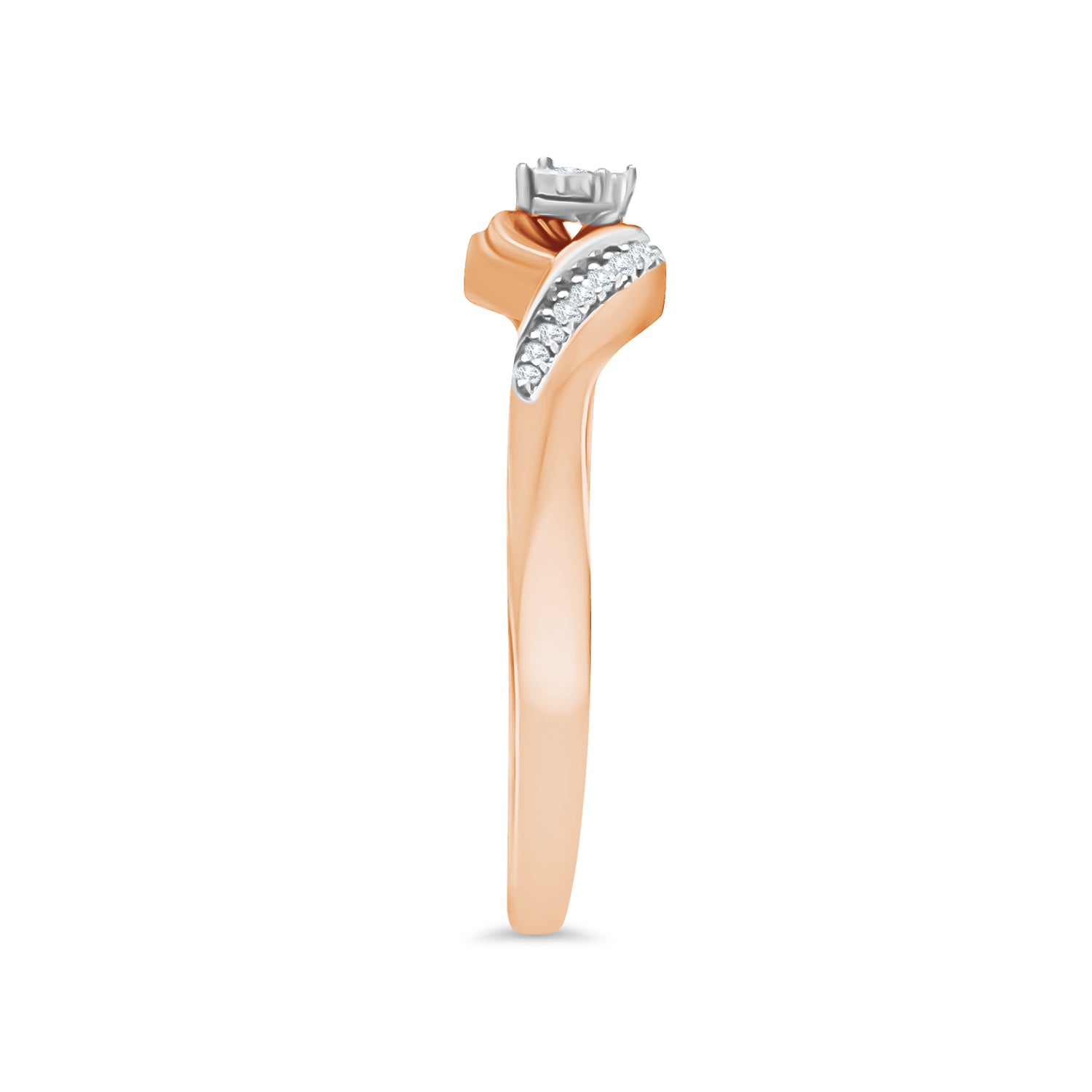 Diamond Swirl Ring