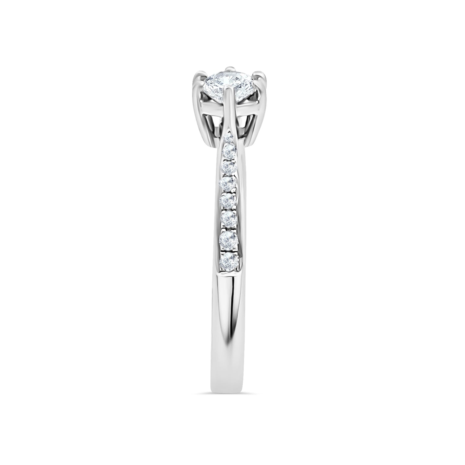 Round Vintage Diamond Engagement Ring