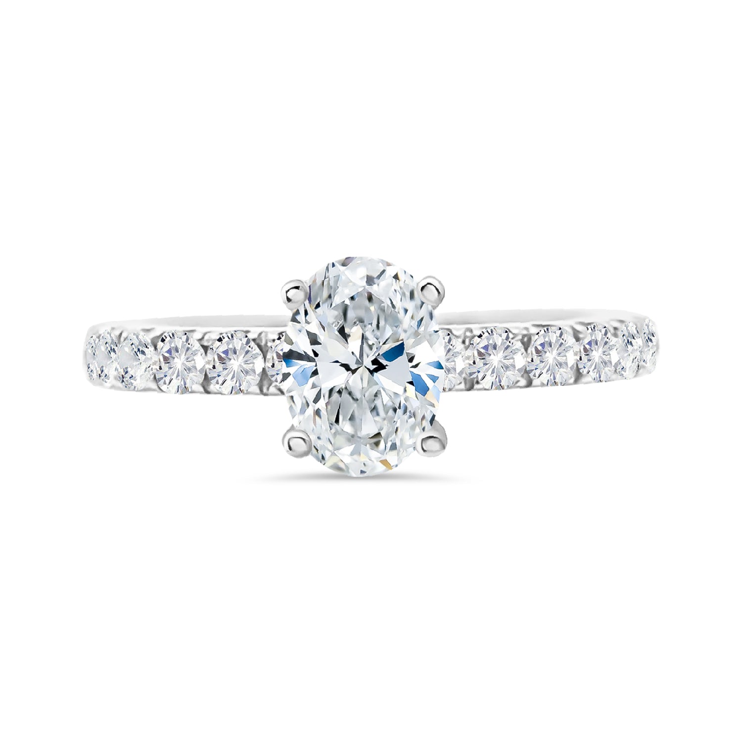 Oval Diamond Engagement Ring