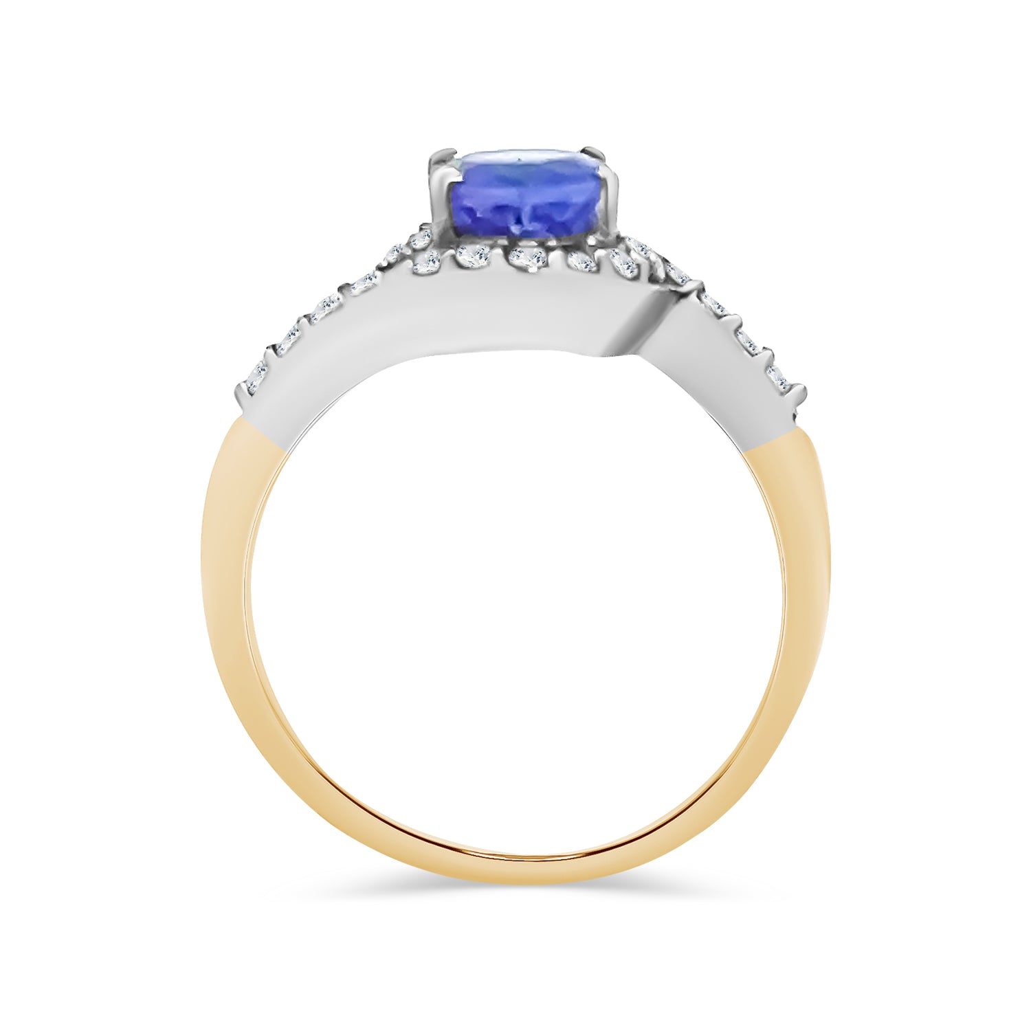 Sapphire Diamond Ring