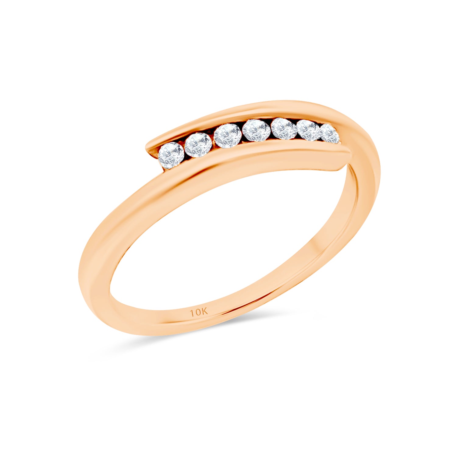 Split Bar Diamond Ring