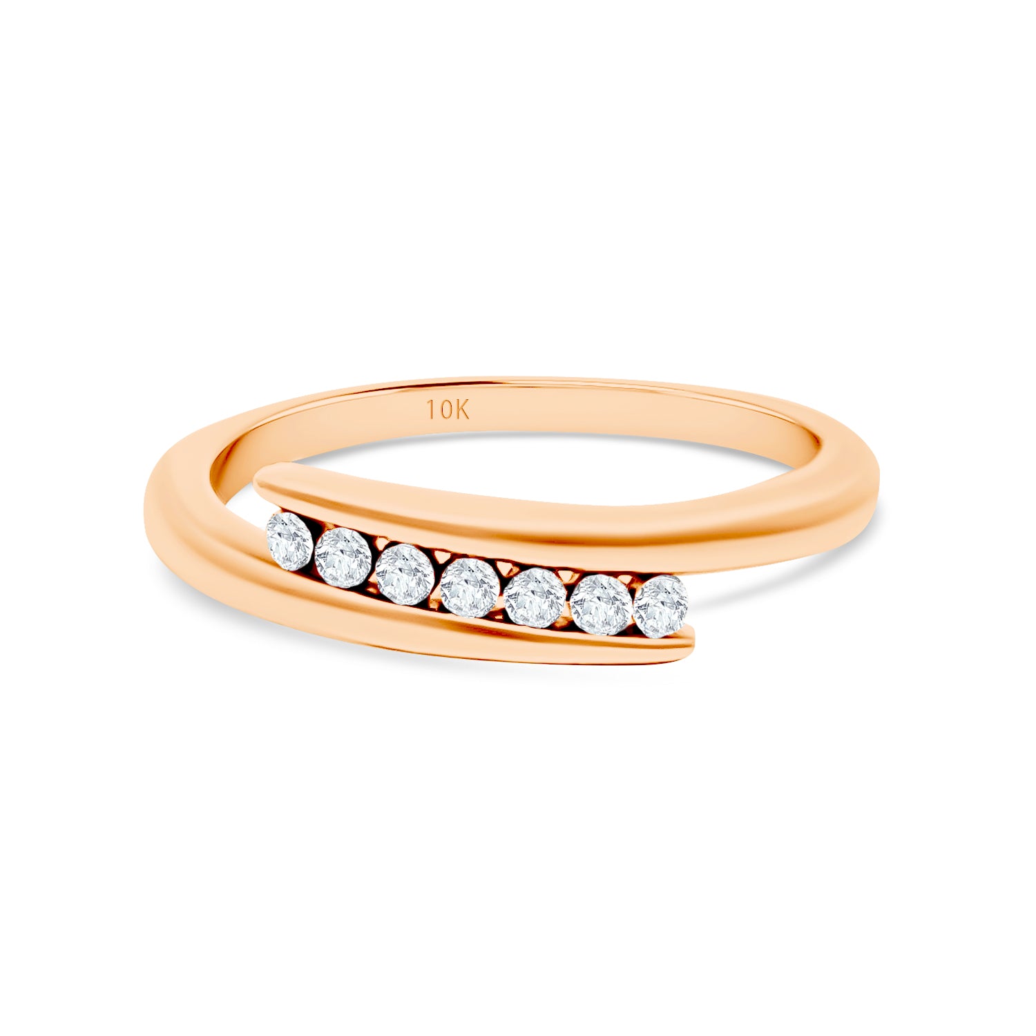 Split Bar Diamond Ring