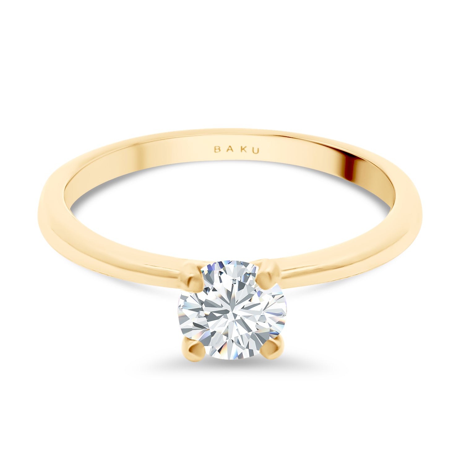 Round Brilliant Solitaire Diamond Engagement Ring