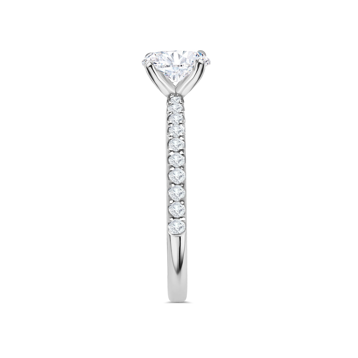 Oval Diamond Engagement Ring