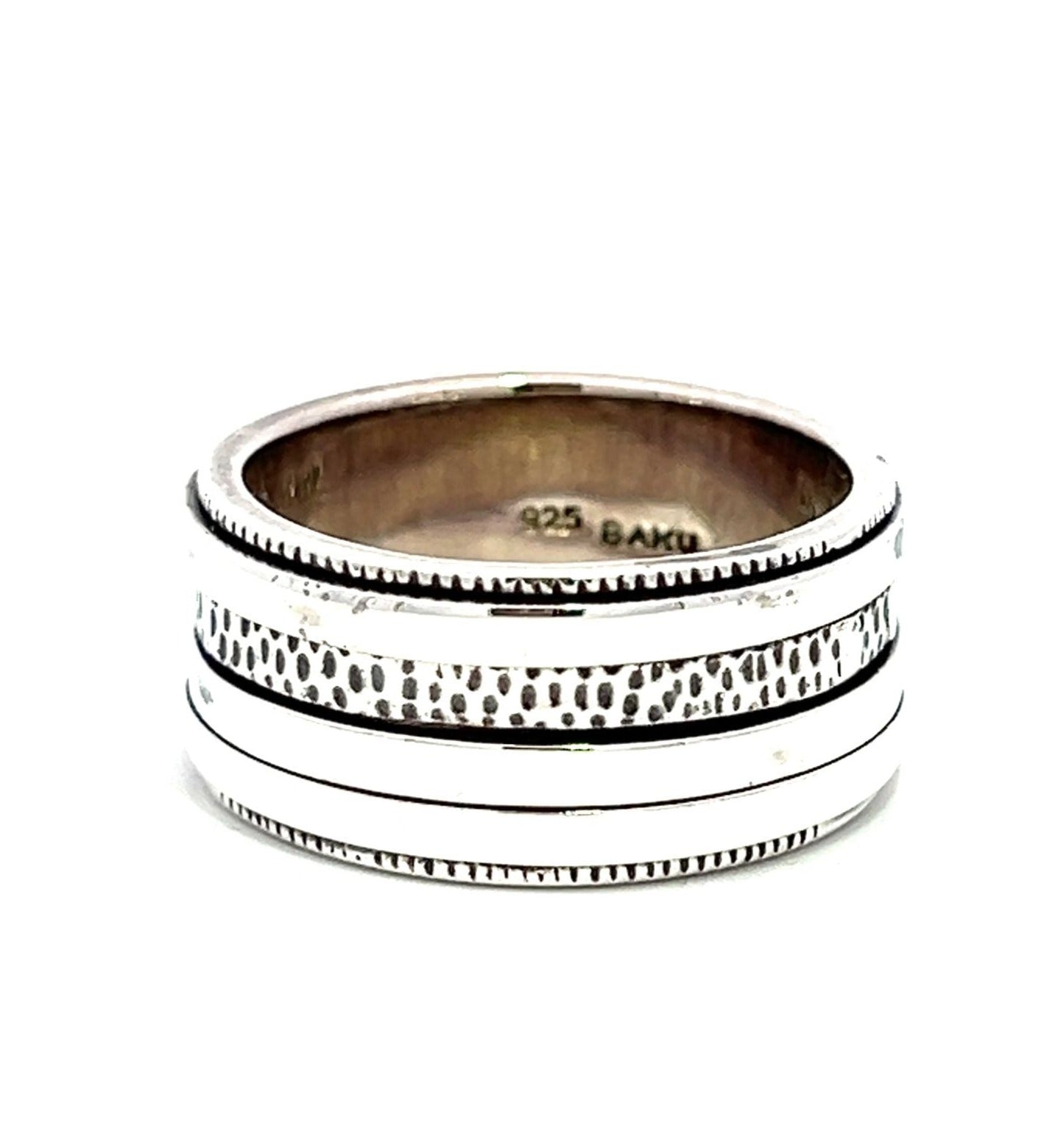 Oxidised Spinner Ring