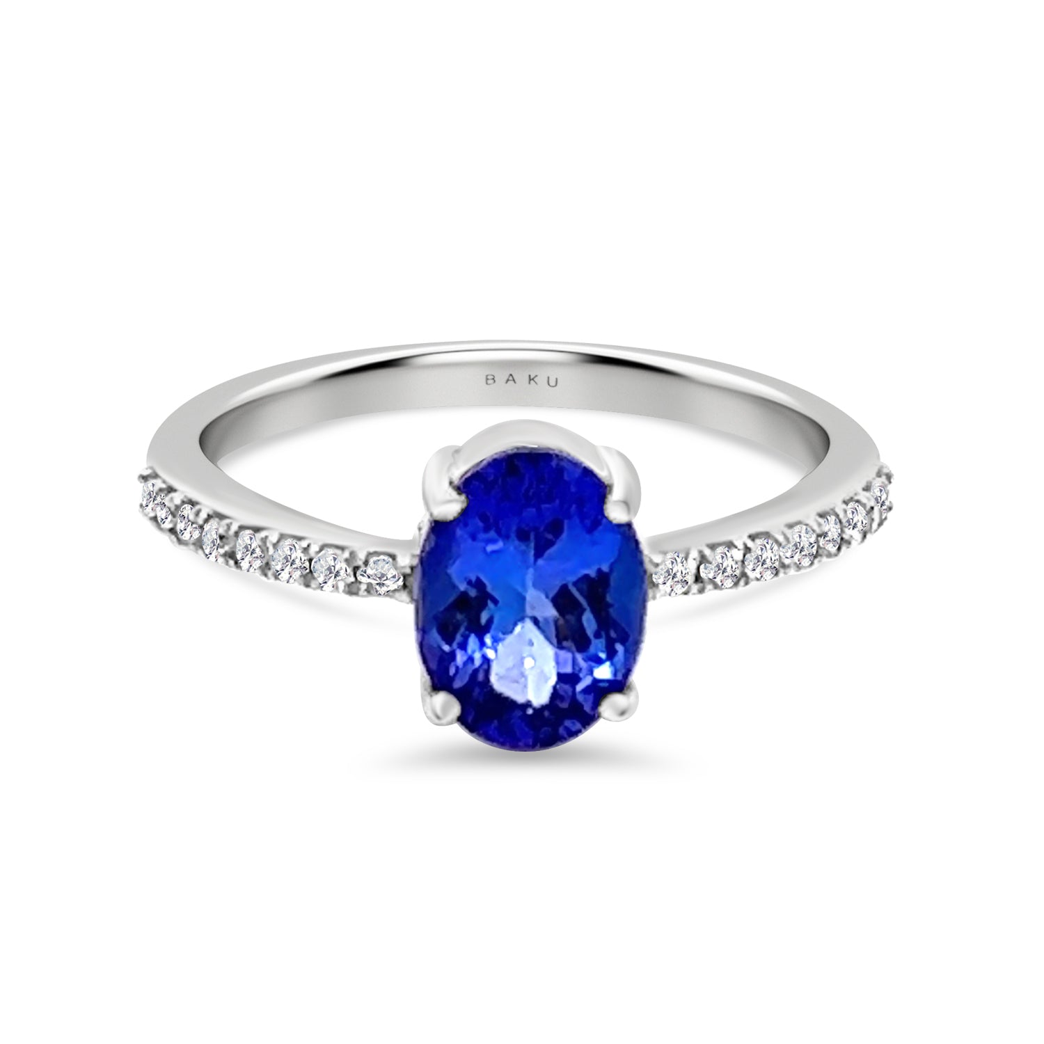 Tanzanite Diamond Ring