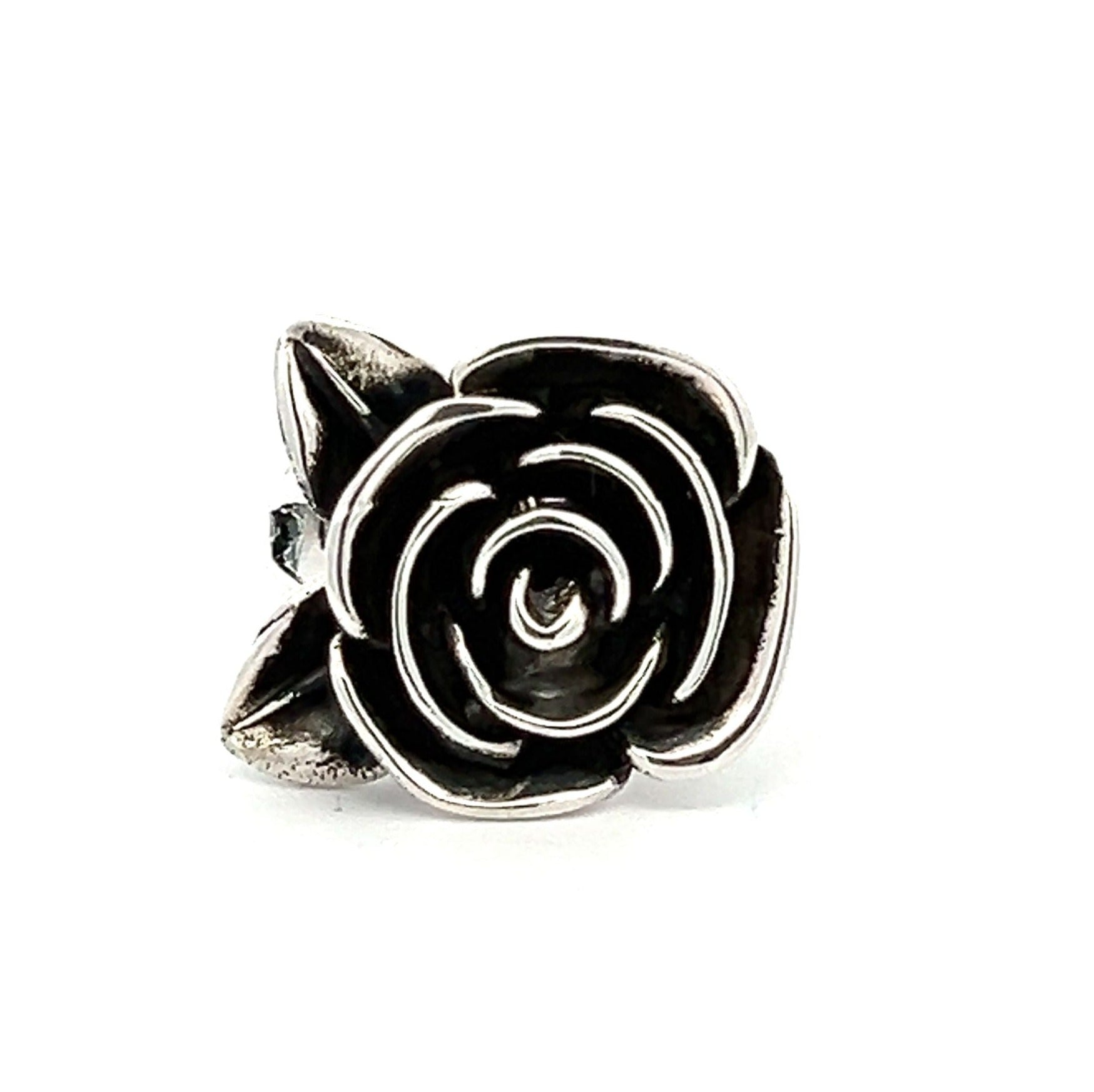 Rose Oxidised Ring
