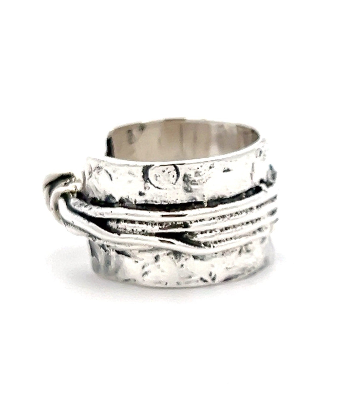 Oxidized Wire and Knot Ring