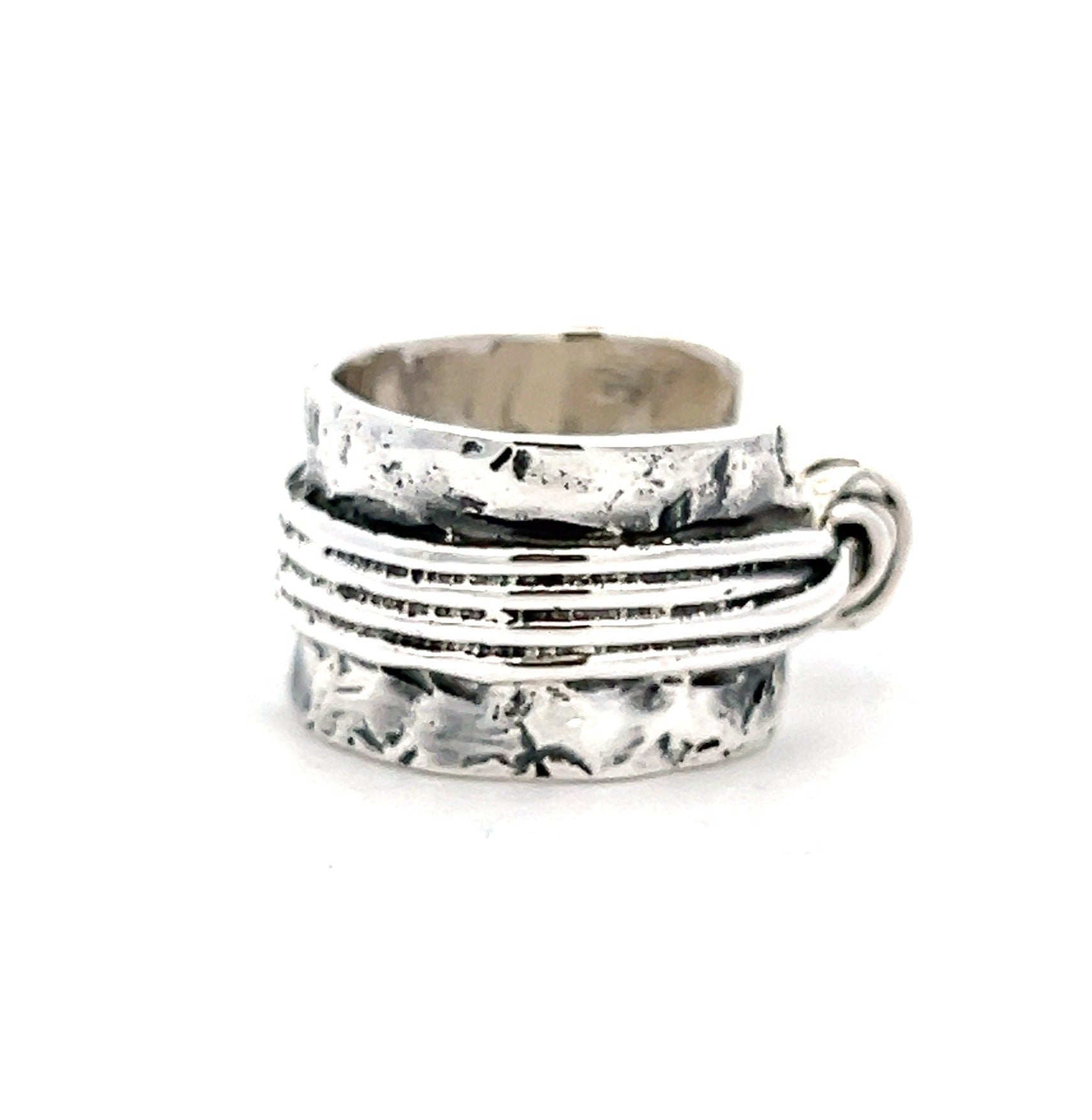 Oxidized Wire and Knot Ring