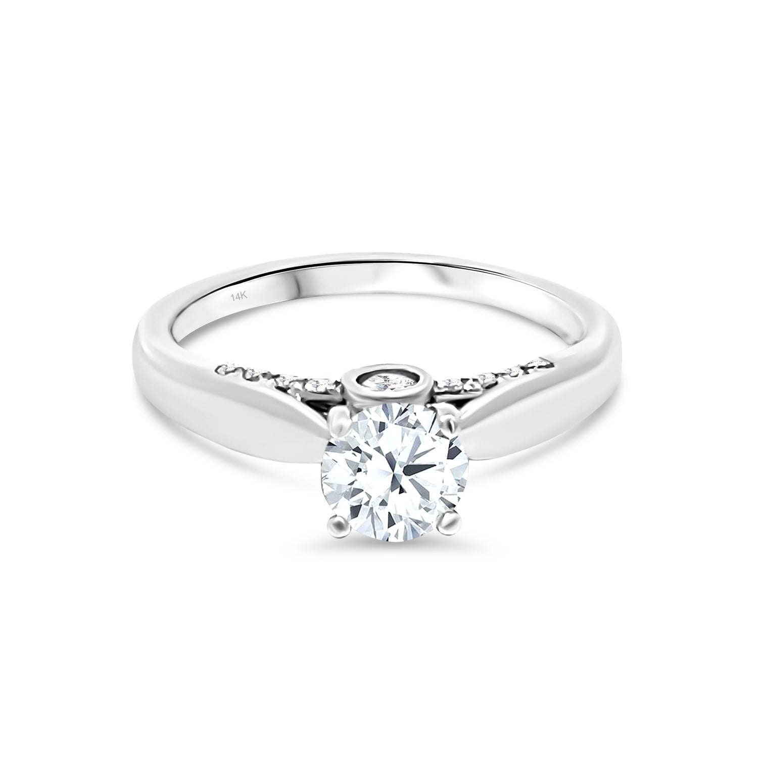 Brilliant Round Diamond Engagement Ring