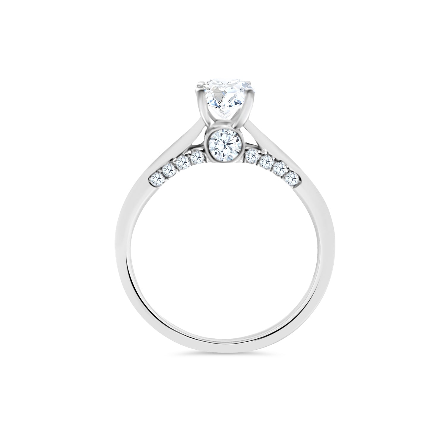 Brilliant Round Diamond Engagement Ring