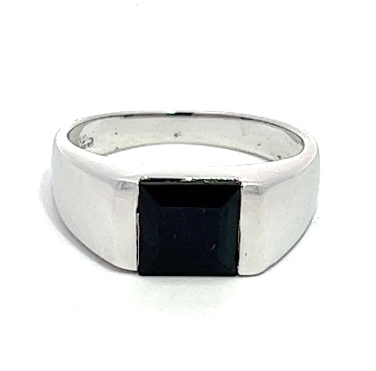 Blue Sapphire Square Ring