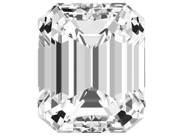 0.24 carat Emerald diamond G color SI1 clarity