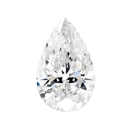 0.5 Carat Pear Shape Natural Diamond
