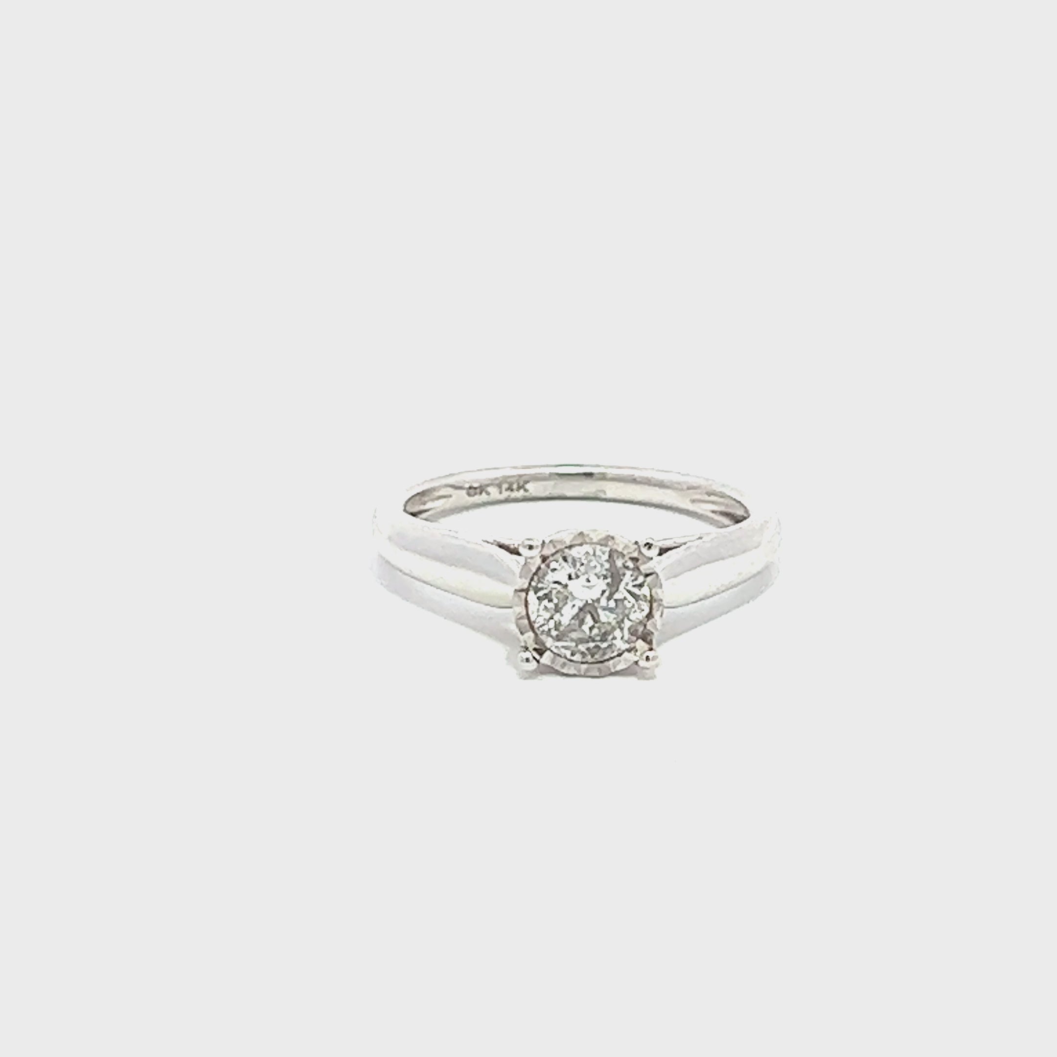 Brilliant Round Diamond Engagement Ring