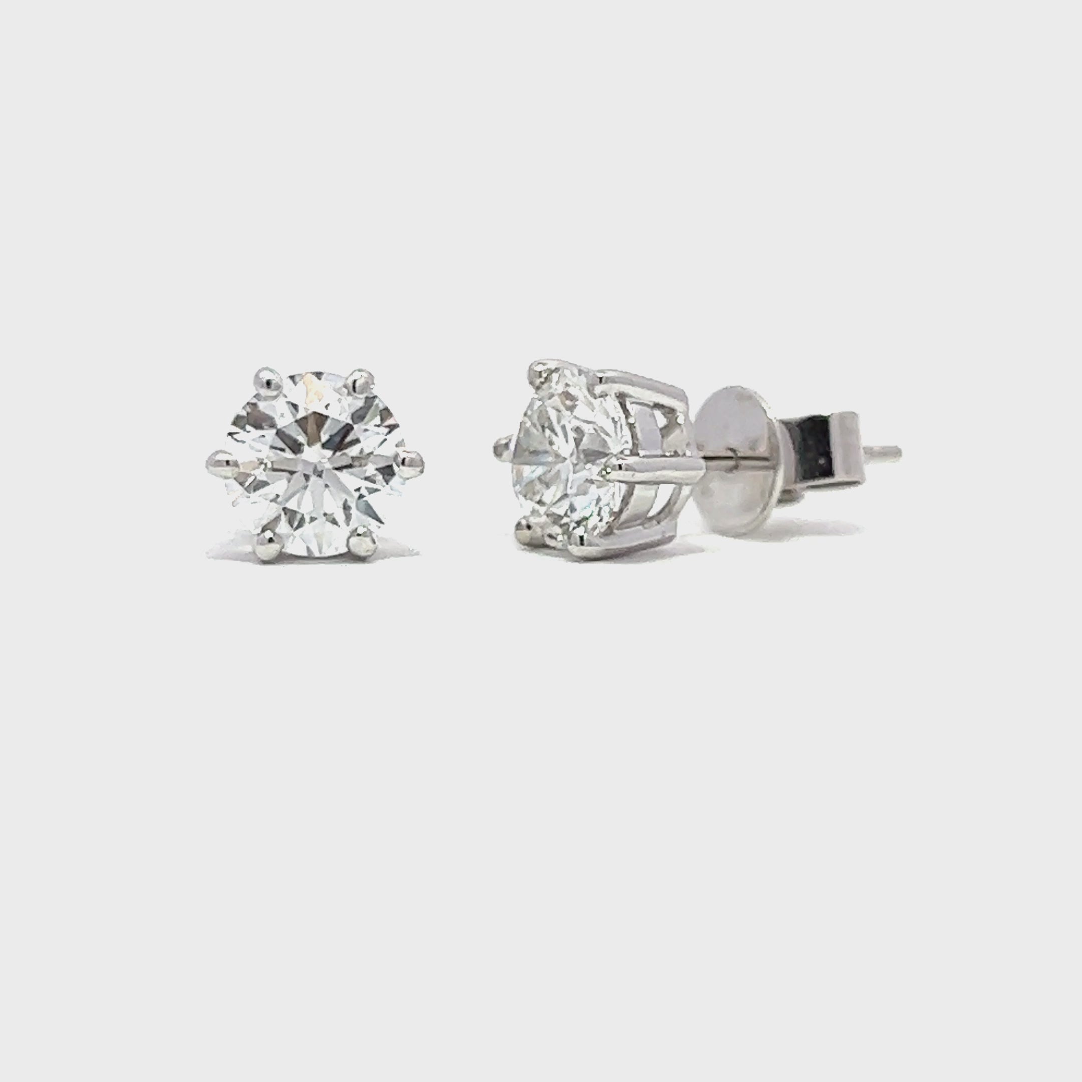 Lab Grown Diamond Stud Earrings