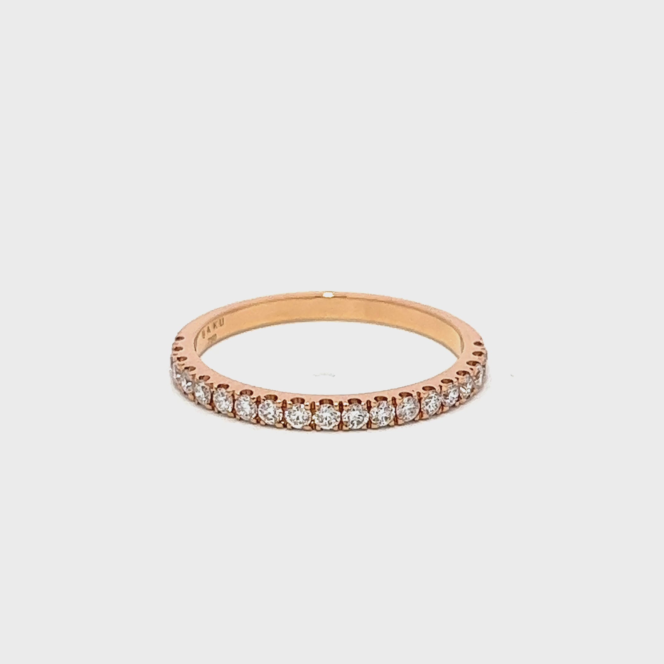 Half Eternity Diamond Ring