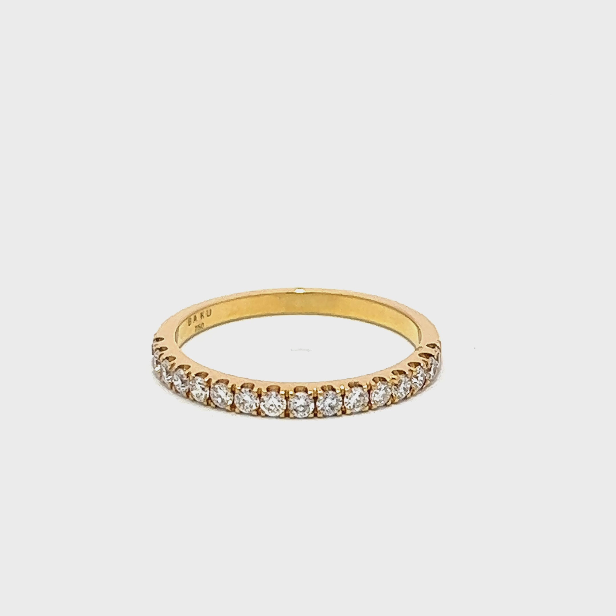 Half Eternity Diamond Ring