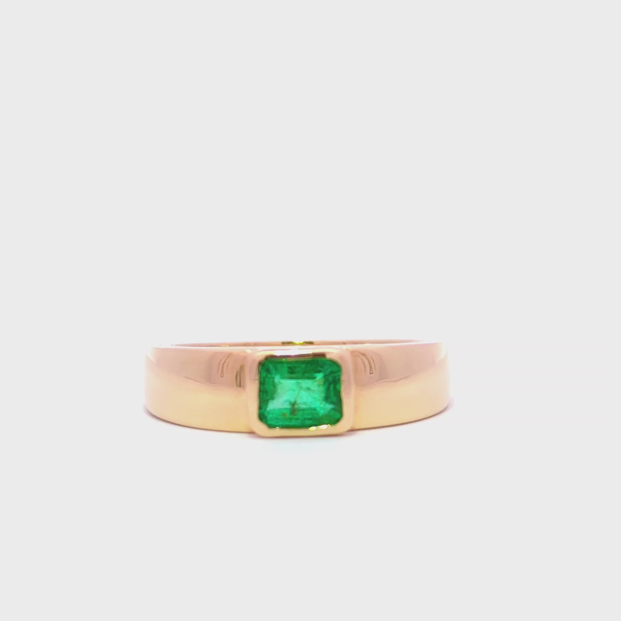 Rectangular Emerald Ring