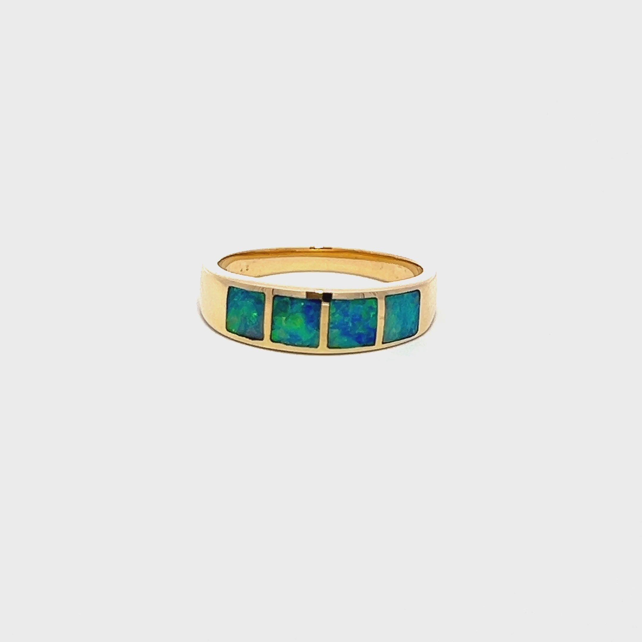 Opal Inlay Ring