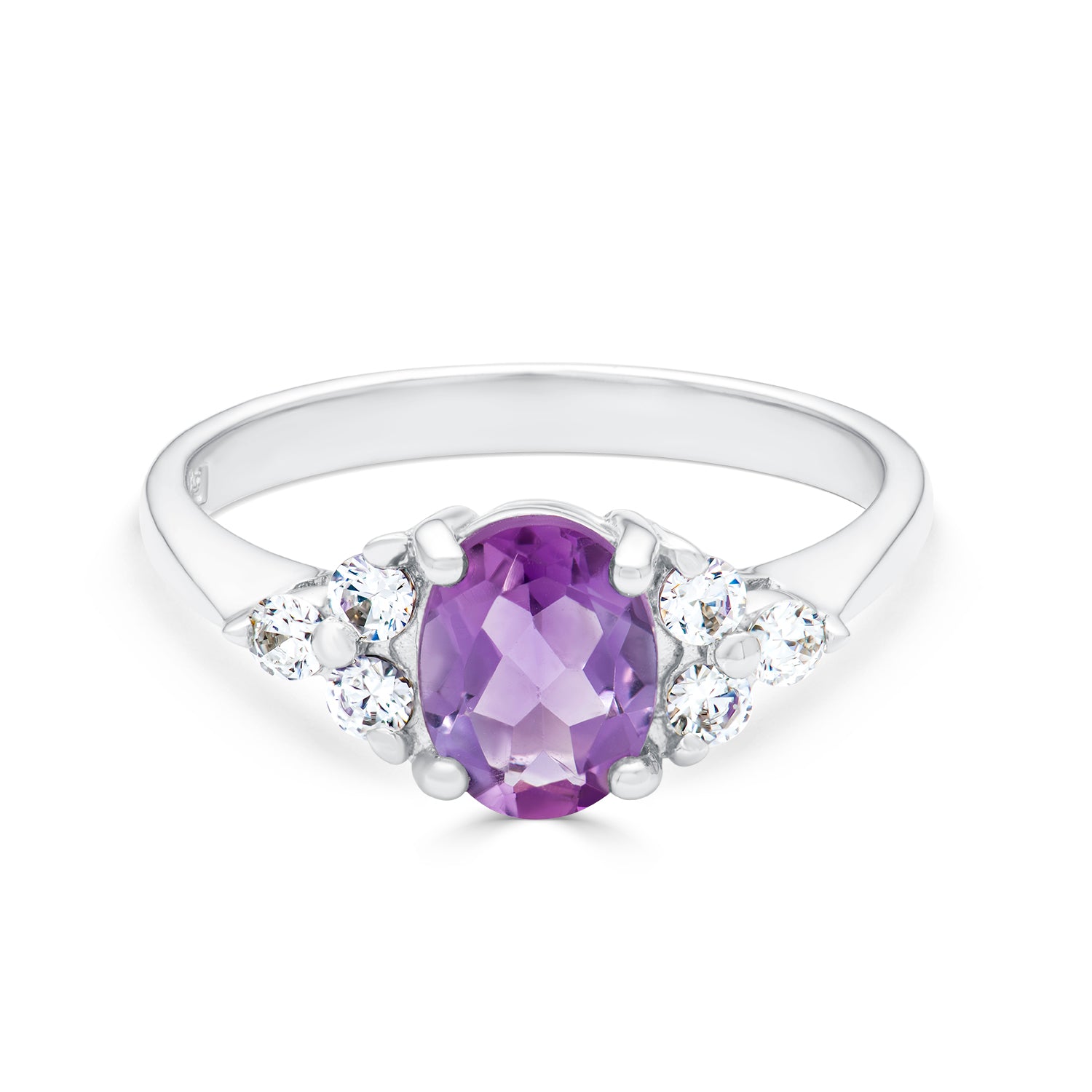 Amethyst Oval Ring