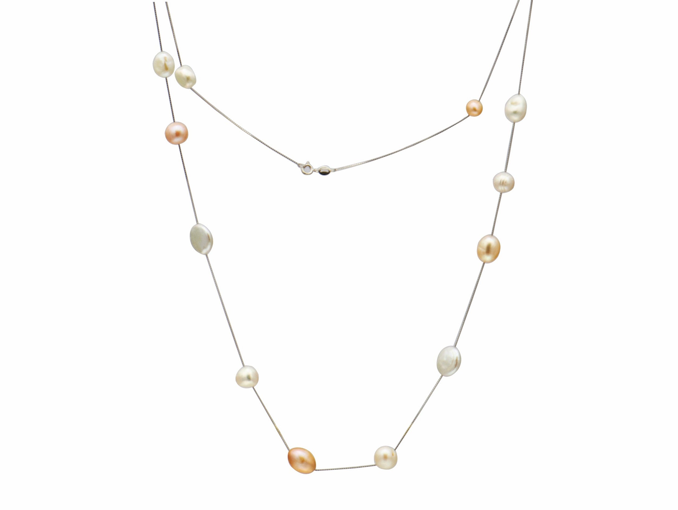 Multi-Coloured Freshwater Pearl Necklace