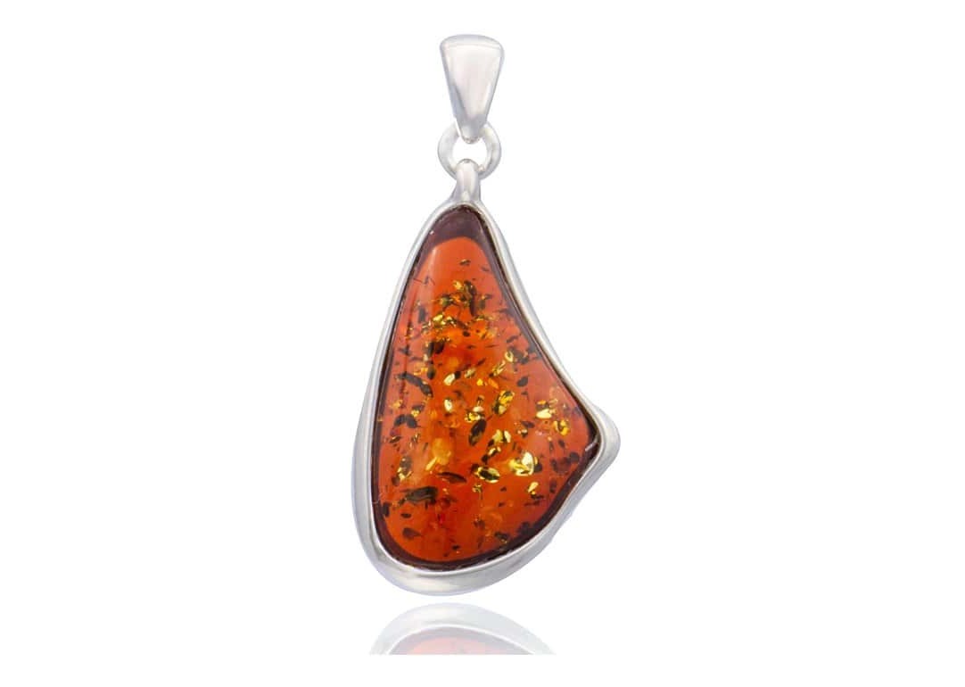 Irregular Amber Pendant