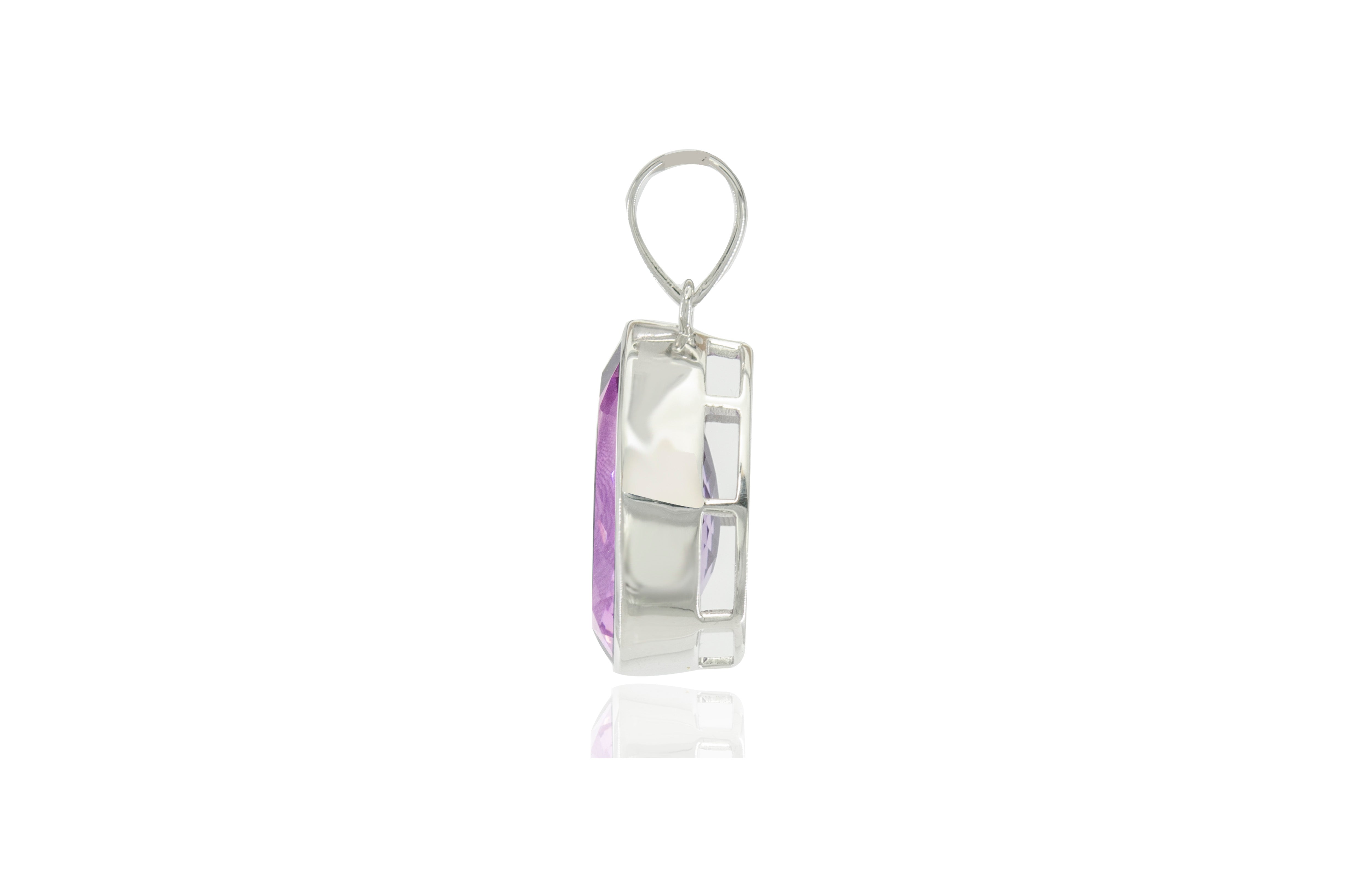 Amethyst Teardrop Pendant